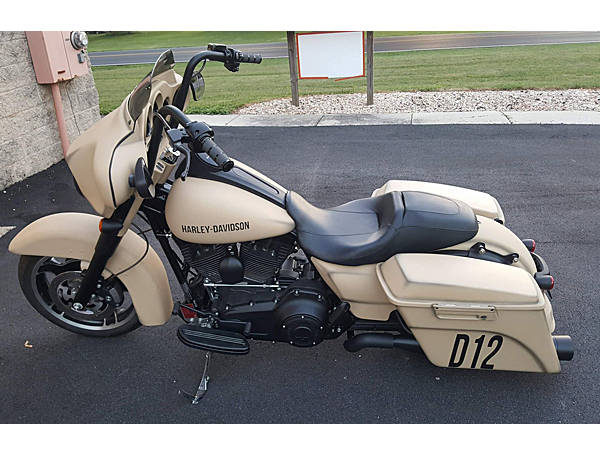 Custom, Tan, Harley-Davidson Motorcycle Build